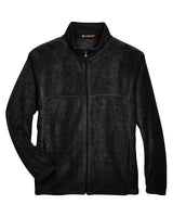 Harriton Men's Tall 8 oz. Full-Zip Fleece Harriton
