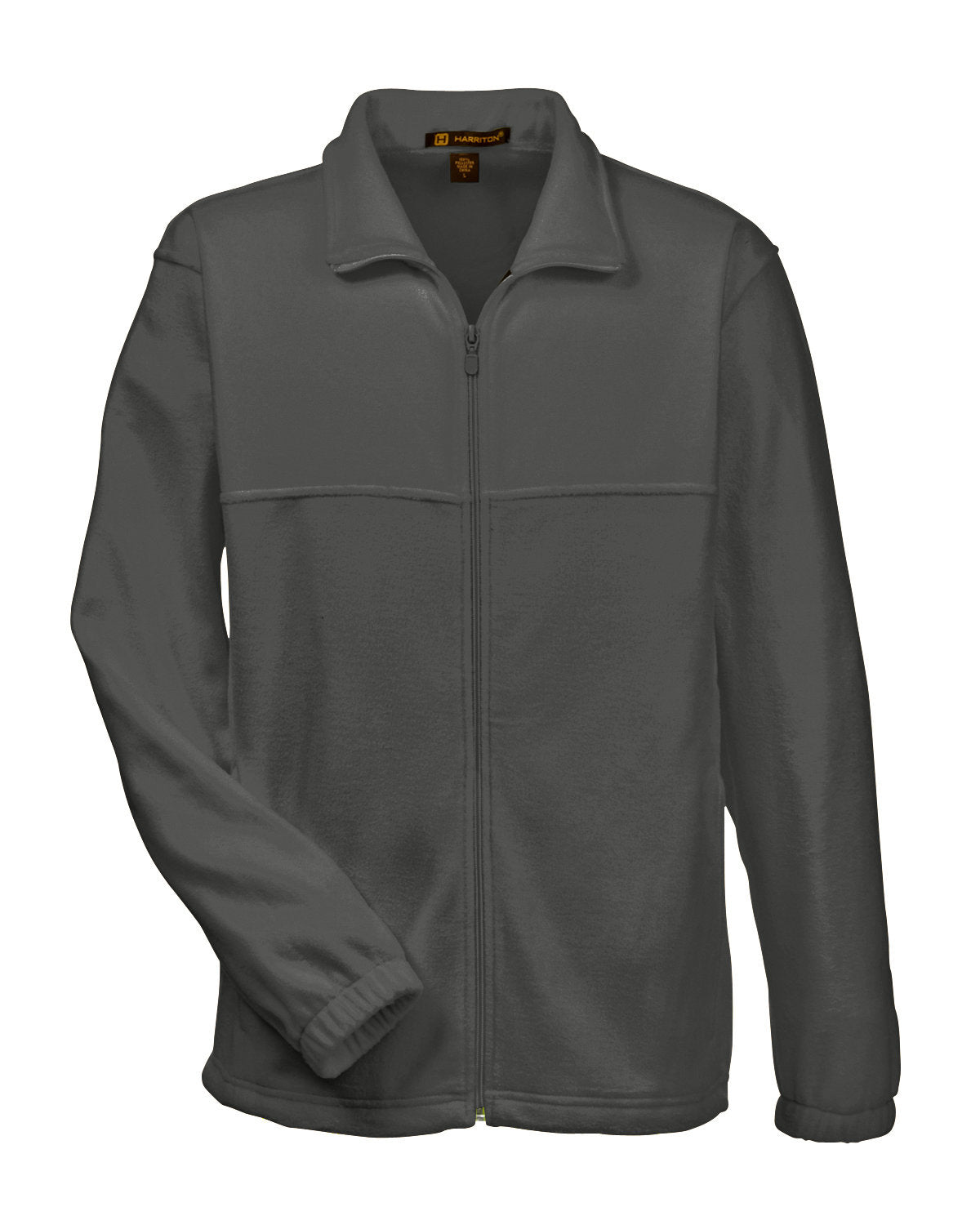 Harriton Men's Tall 8 oz. Full-Zip Fleece Harriton