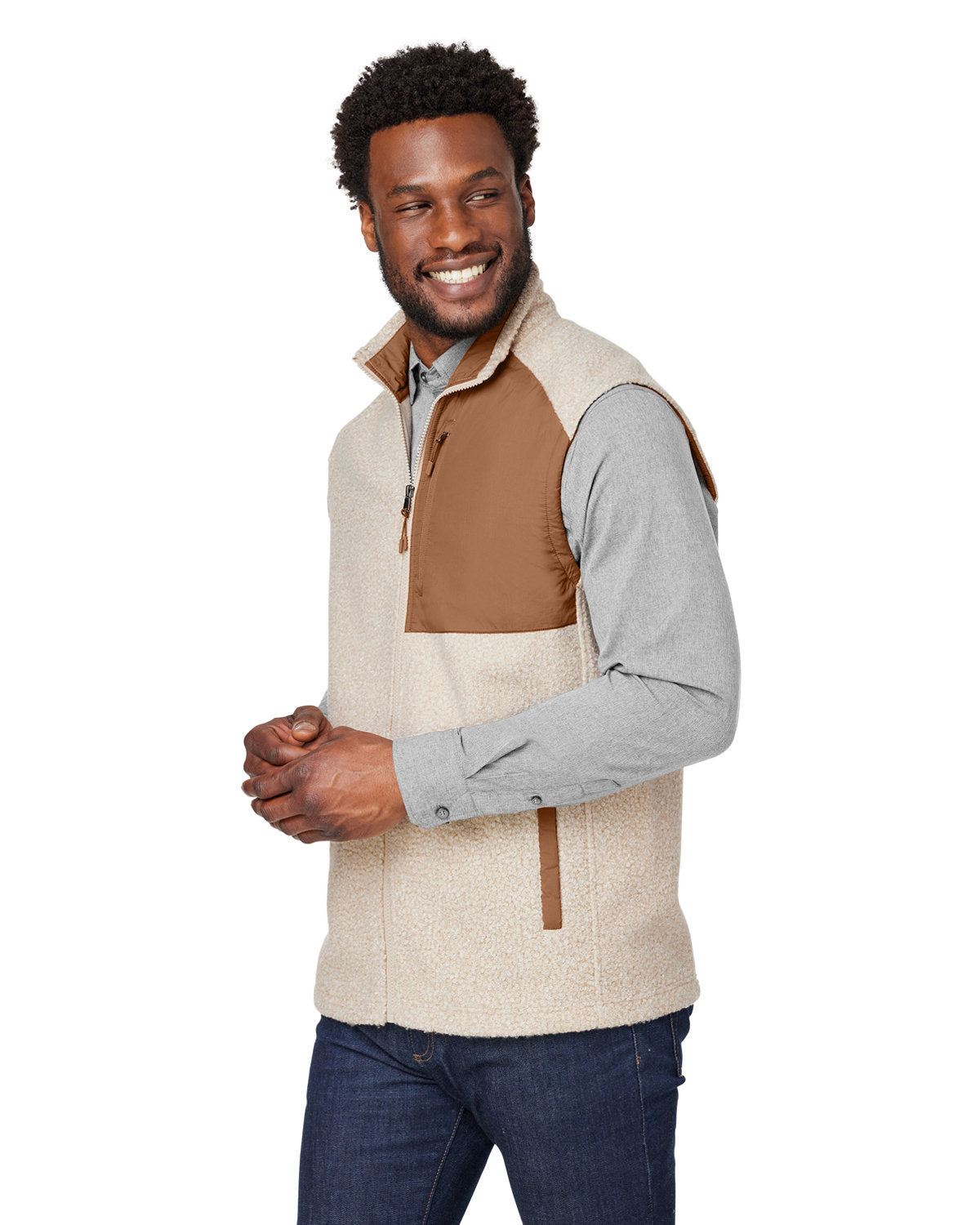 North End Men's Aura Sweater Fleece Vest North End