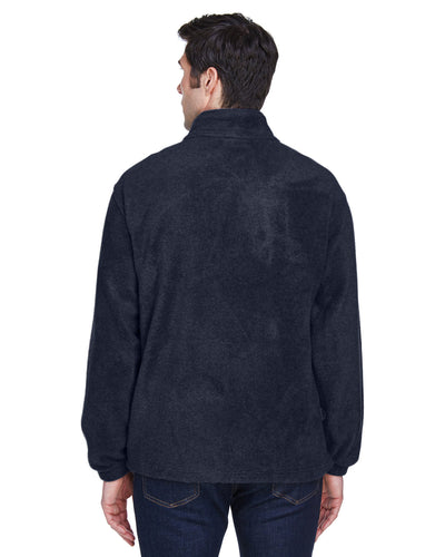 Harriton Men's Tall 8 oz. Full-Zip Fleece