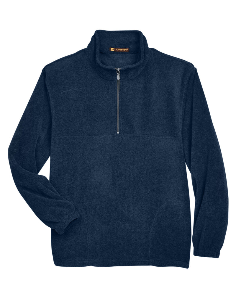 Harriton Adult 8 oz. Quarter-Zip Fleece Pullover