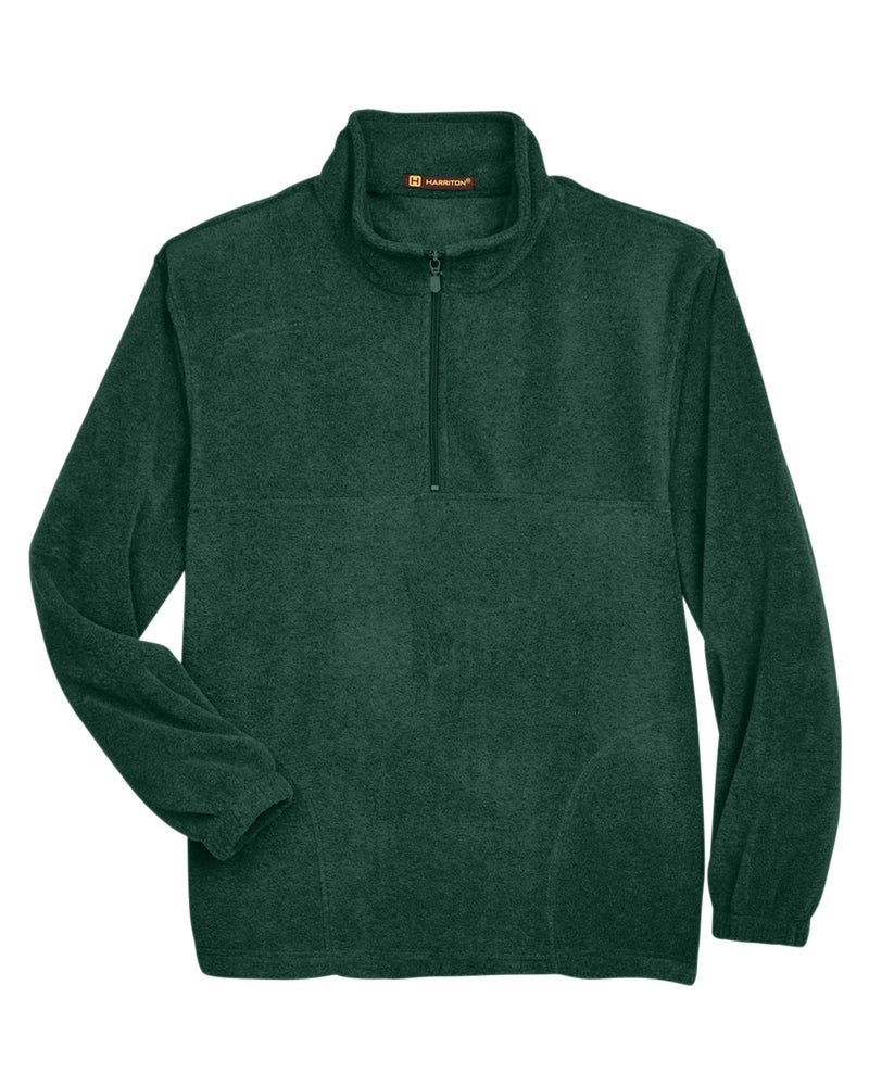 Harriton Adult 8 oz. Quarter-Zip Fleece Pullover