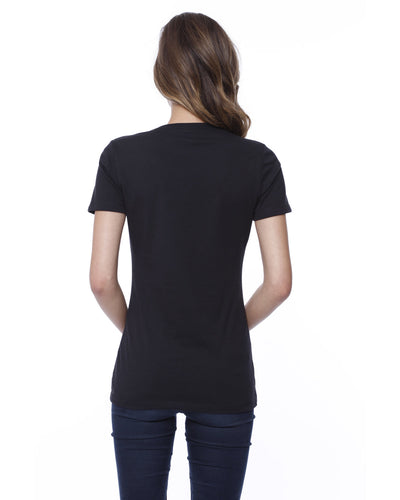 StarTee Ladies' CVC V-Neck T-Shirt