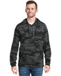 J America Adult Tailgate Fleece Pullover Hooded Sweatshirt J. America