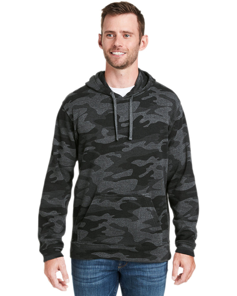 J America Adult Tailgate Fleece Pullover Hooded Sweatshirt