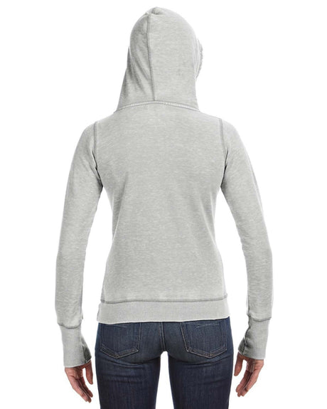 J America Ladies' Zen Pullover Fleece Hooded Sweatshirt J. America