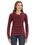 J America Ladies' Zen Pullover Fleece Hooded Sweatshirt J. America
