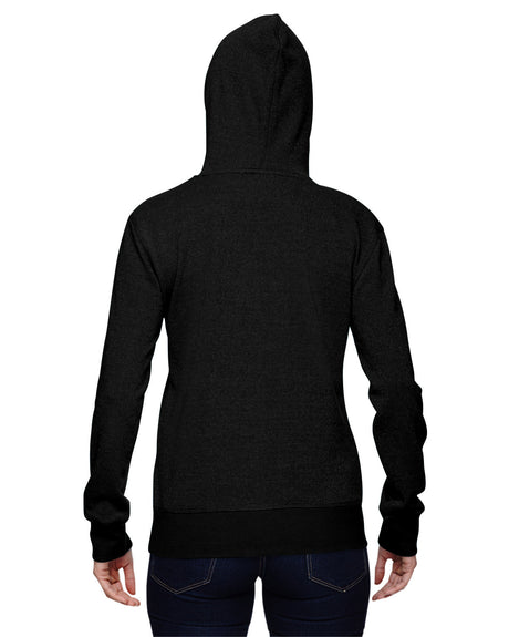 J. America Women's Glitter French Terry Hooded Sweatshirt J. America