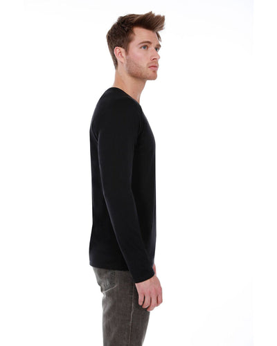StarTee Men's CVC Long-Sleeve Raglan