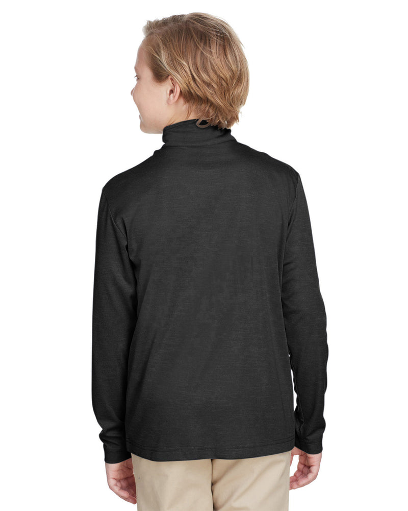 Team 365 Youth Zone Sonic Heather Performance Quarter-Zip