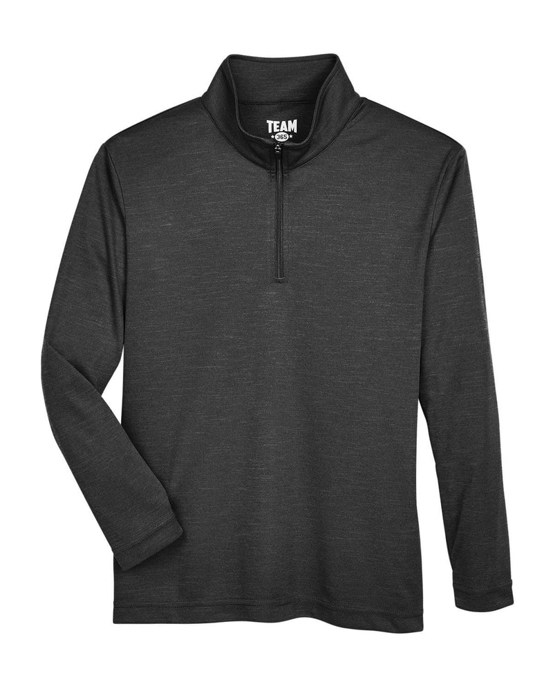 Team 365 Youth Zone Sonic Heather Performance Quarter-Zip