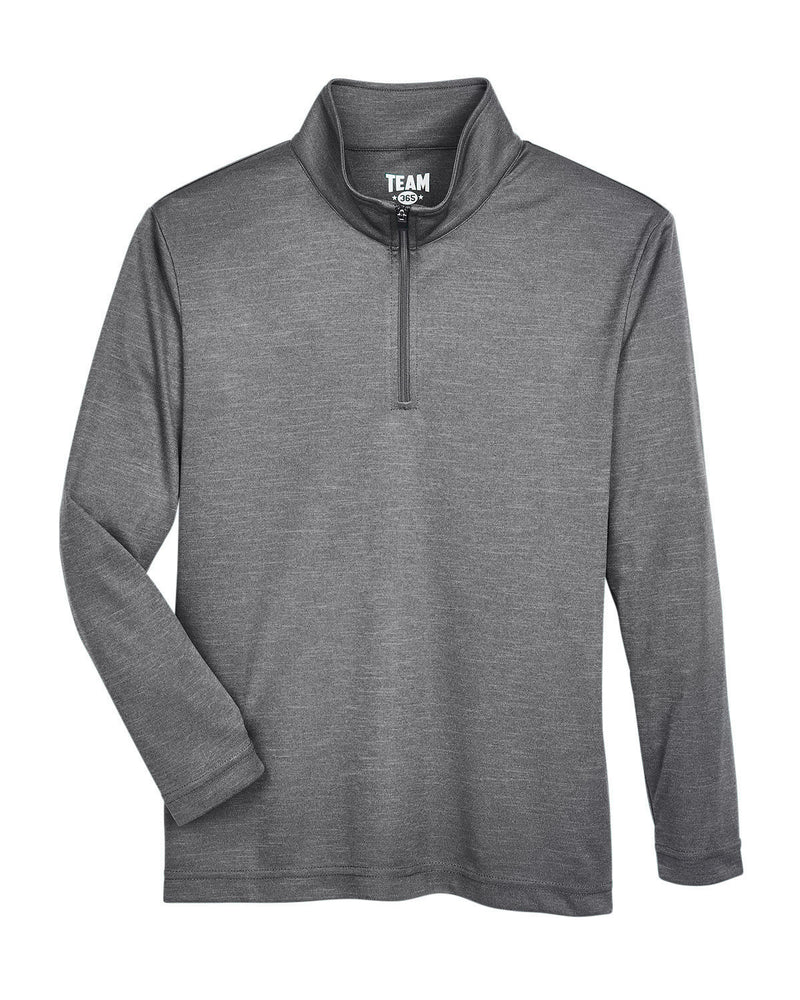 Team 365 Youth Zone Sonic Heather Performance Quarter-Zip