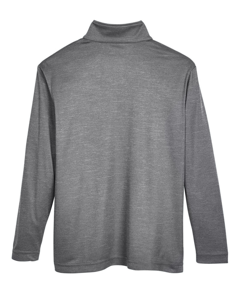 Team 365 Youth Zone Sonic Heather Performance Quarter-Zip