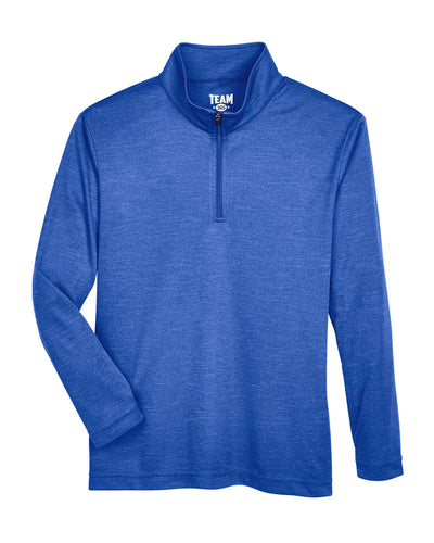 Team 365 Youth Zone Sonic Heather Performance Quarter-Zip