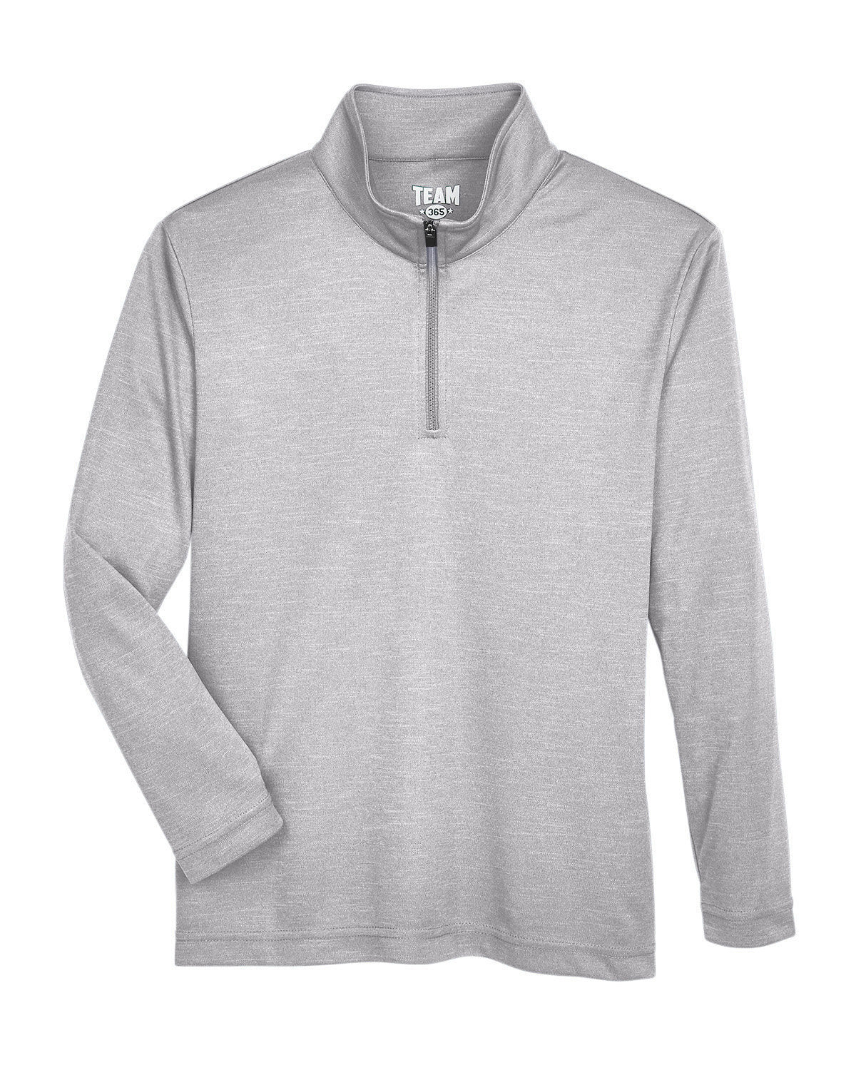 Team 365 Youth Zone Sonic Heather Performance Quarter-Zip Team 365