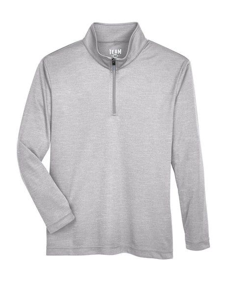 Team 365 Youth Zone Sonic Heather Performance Quarter-Zip Team 365