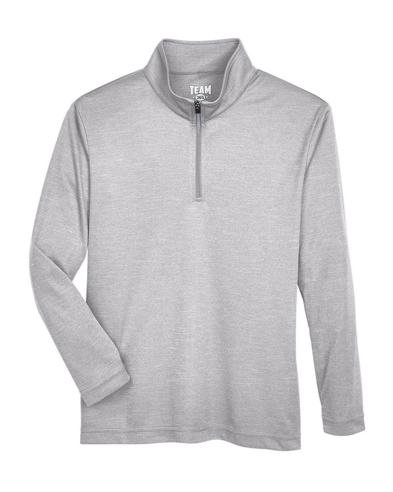 Team 365 Youth Zone Sonic Heather Performance Quarter-Zip