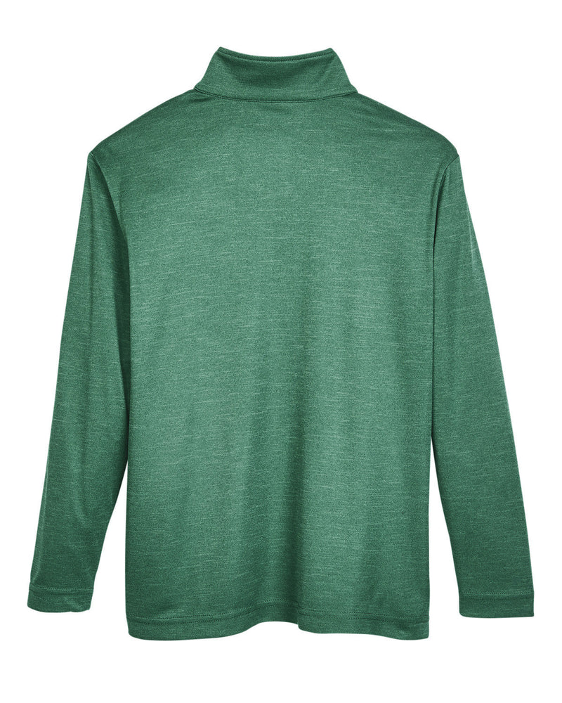 Team 365 Youth Zone Sonic Heather Performance Quarter-Zip