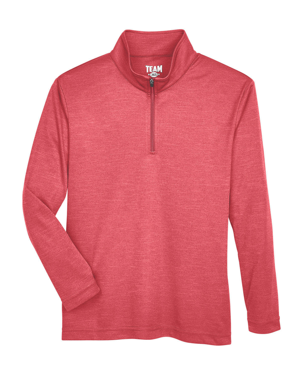 Team 365 Youth Zone Sonic Heather Performance Quarter-Zip Team 365