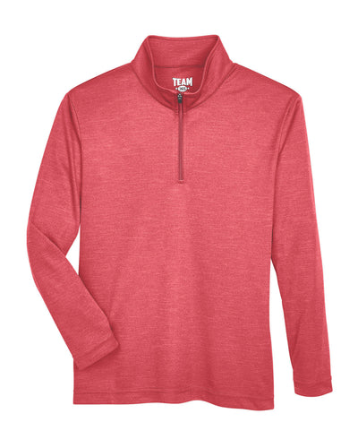 Team 365 Youth Zone Sonic Heather Performance Quarter-Zip