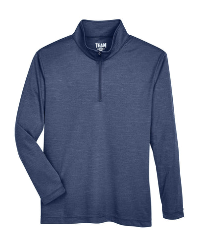 Team 365 Youth Zone Sonic Heather Performance Quarter-Zip