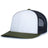 Pacific Headwear Contrast Stitch Trucker Snapback Pacific Headwear