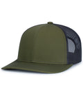 Pacific Headwear Contrast Stitch Trucker Snapback Pacific Headwear