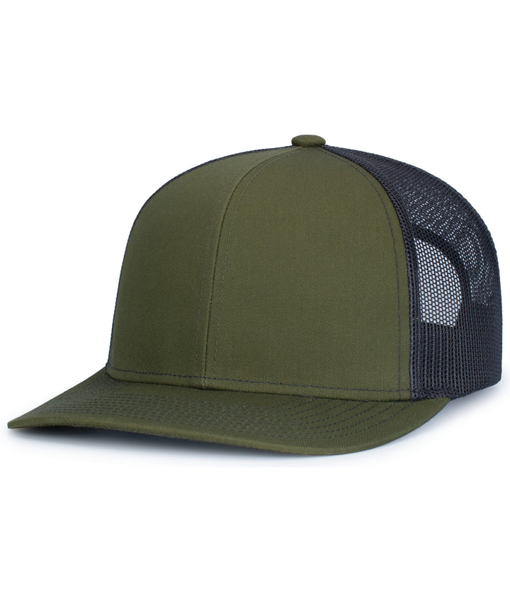 Pacific Headwear Contrast Stitch Trucker Snapback Pacific Headwear