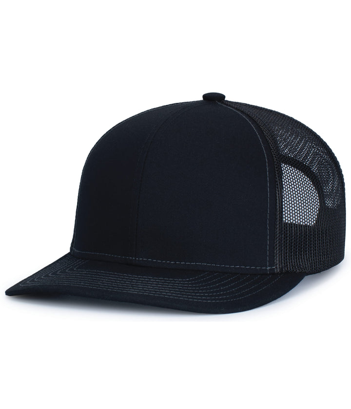 Pacific Headwear Contrast Stitch Trucker Snapback Pacific Headwear
