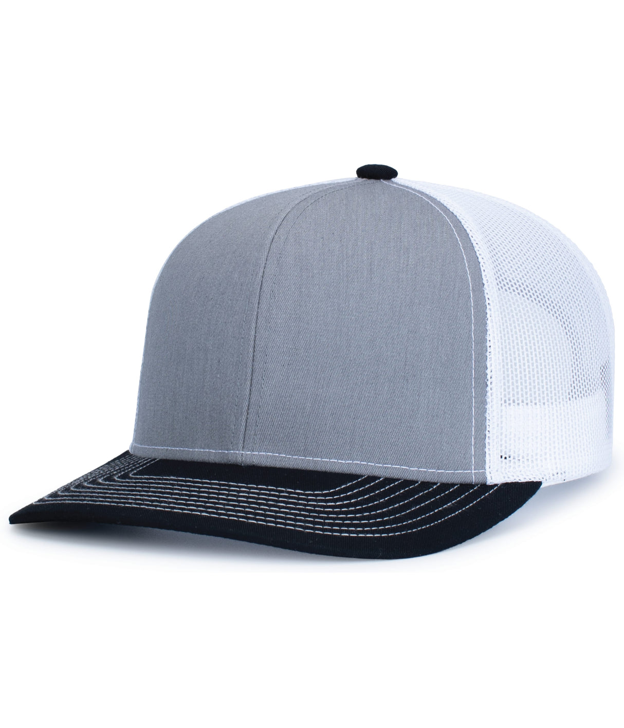 Pacific Headwear Contrast Stitch Trucker Snapback Pacific Headwear