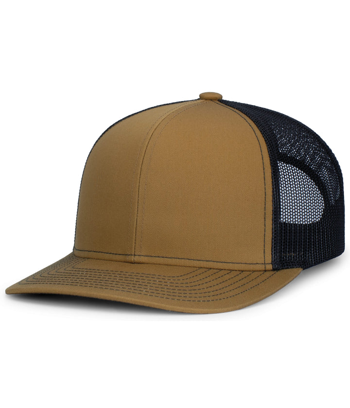 Pacific Headwear Contrast Stitch Trucker Snapback Pacific Headwear