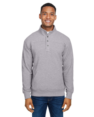 J America Ripple Fleece Snap Pullover