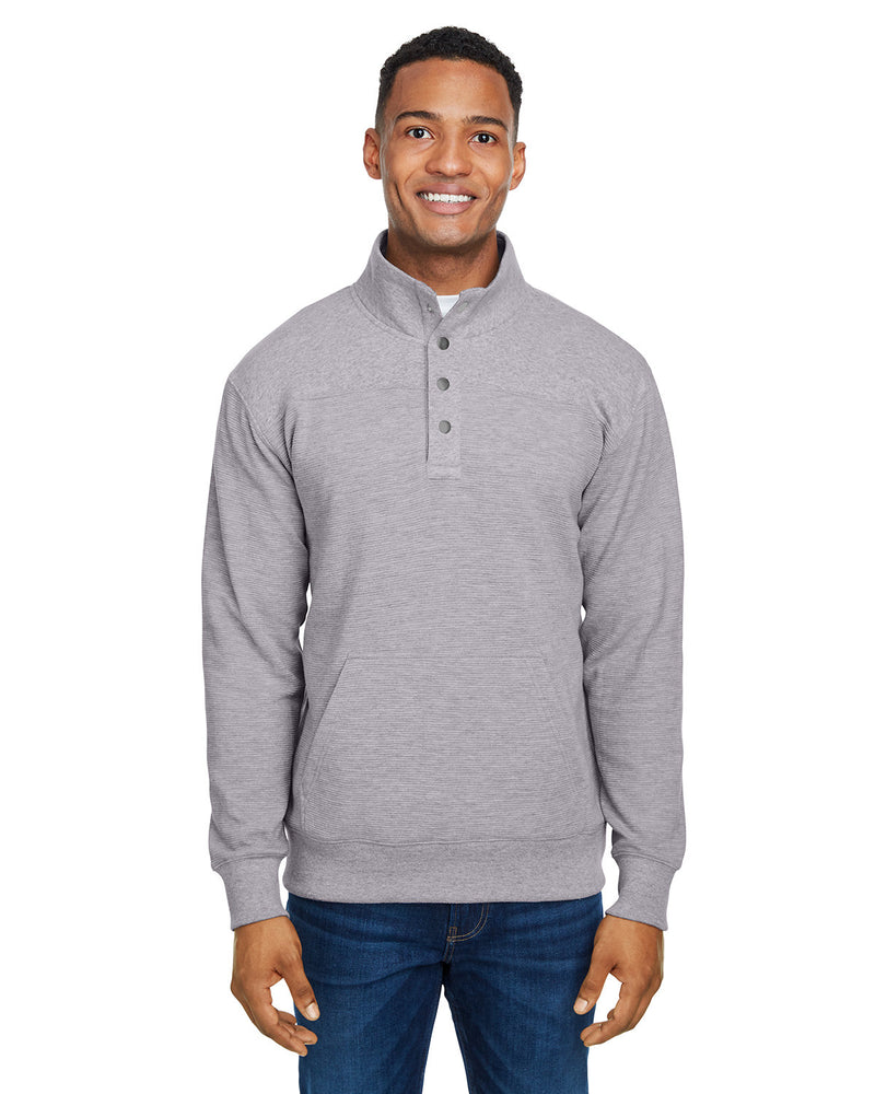 J America Ripple Fleece Snap Pullover