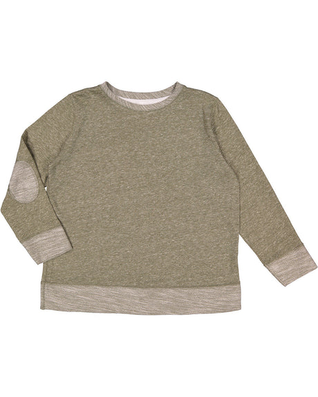 LAT Youth French Terry Long Sleeve Crewneck Sweatshirt LAT