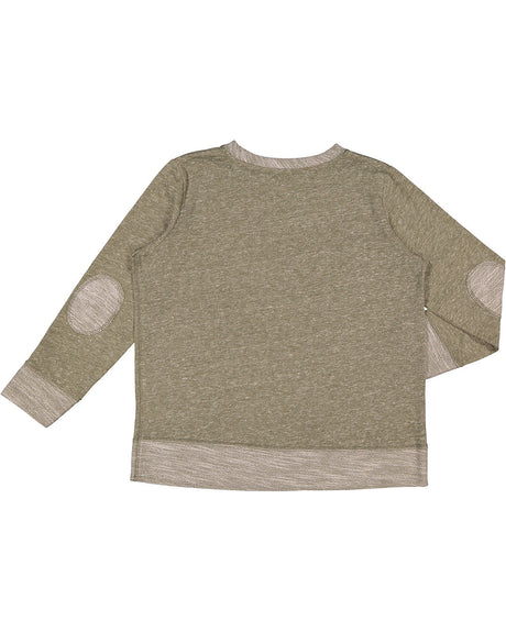 LAT Youth French Terry Long Sleeve Crewneck Sweatshirt LAT