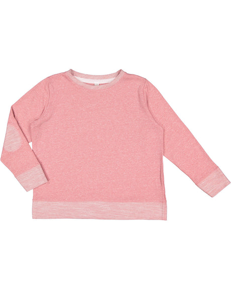 LAT Youth French Terry Long Sleeve Crewneck Sweatshirt LAT