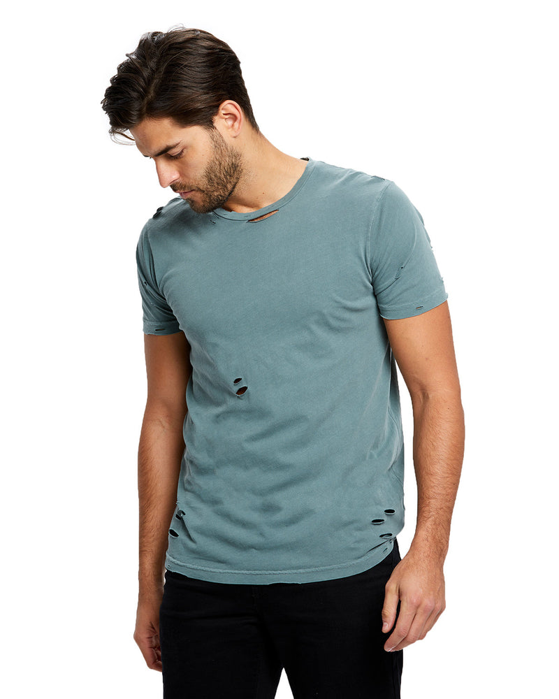 US Blanks Unisex Pigment-Dyed Destroyed T-Shirt