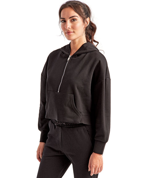 TriDri Ladies' Alice Half-Zip Hooded Sweatshirt TriDri