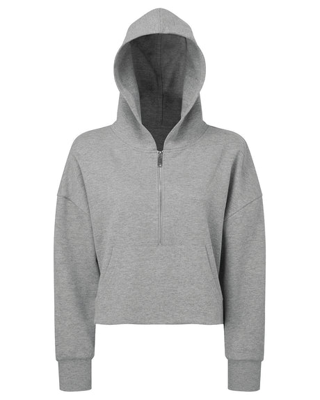 TriDri Ladies' Alice Half-Zip Hooded Sweatshirt TriDri