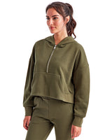 TriDri Ladies' Alice Half-Zip Hooded Sweatshirt TriDri