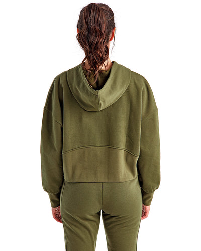 TriDri Ladies' Alice Half-Zip Hooded Sweatshirt