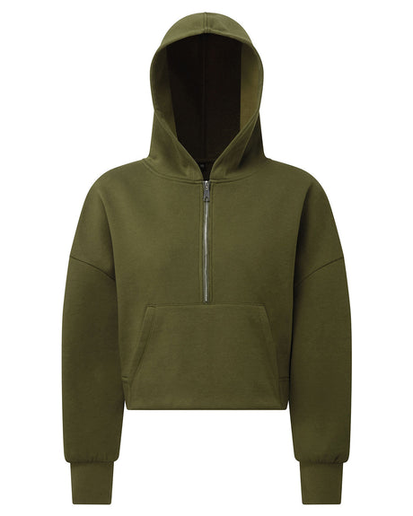 TriDri Ladies' Alice Half-Zip Hooded Sweatshirt TriDri