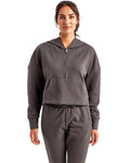 TriDri Ladies' Alice Half-Zip Hooded Sweatshirt TriDri