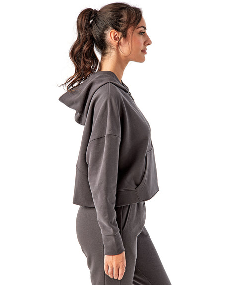 TriDri Ladies' Alice Half-Zip Hooded Sweatshirt TriDri