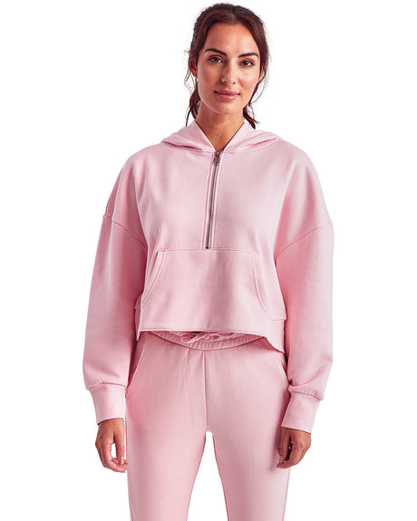TriDri Ladies' Alice Half-Zip Hooded Sweatshirt TriDri