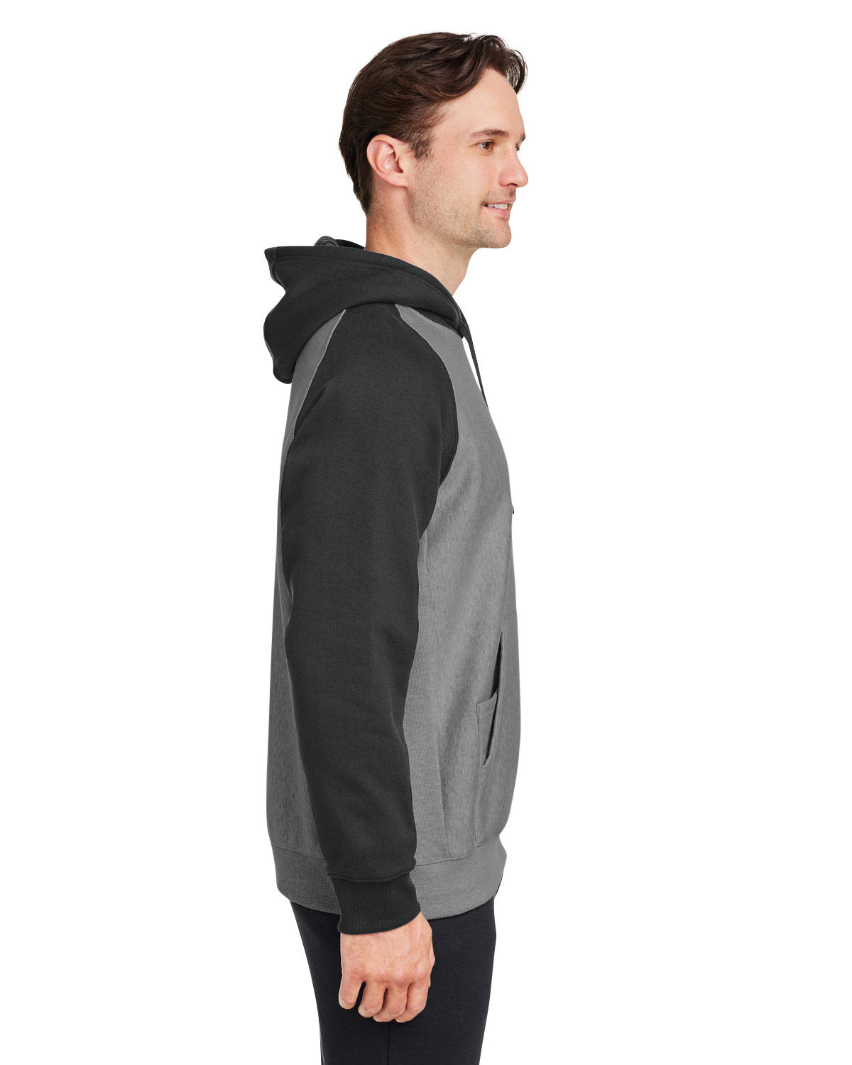 Team 365 Unisex Zone HydroSport™ Heavyweight Colorblock Hooded Sweatshirt