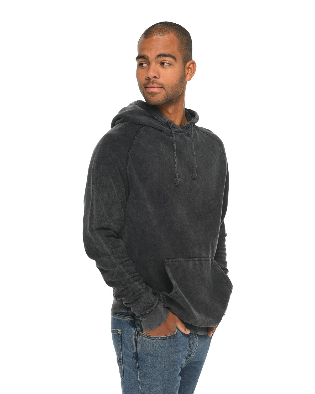 Lane Seven Unisex Vintage Raglan Hooded Sweatshirt Lane Seven