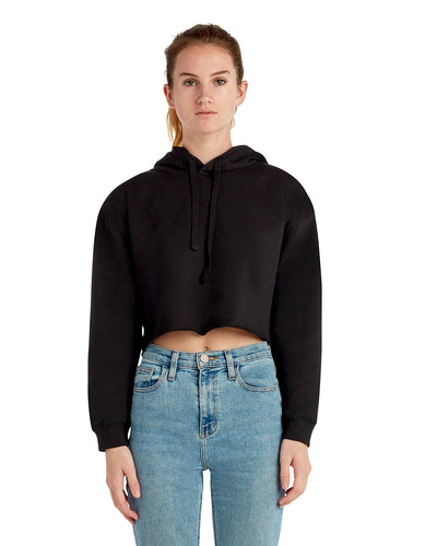 Lane Seven Ladies' Cropped Fleece Hoodie