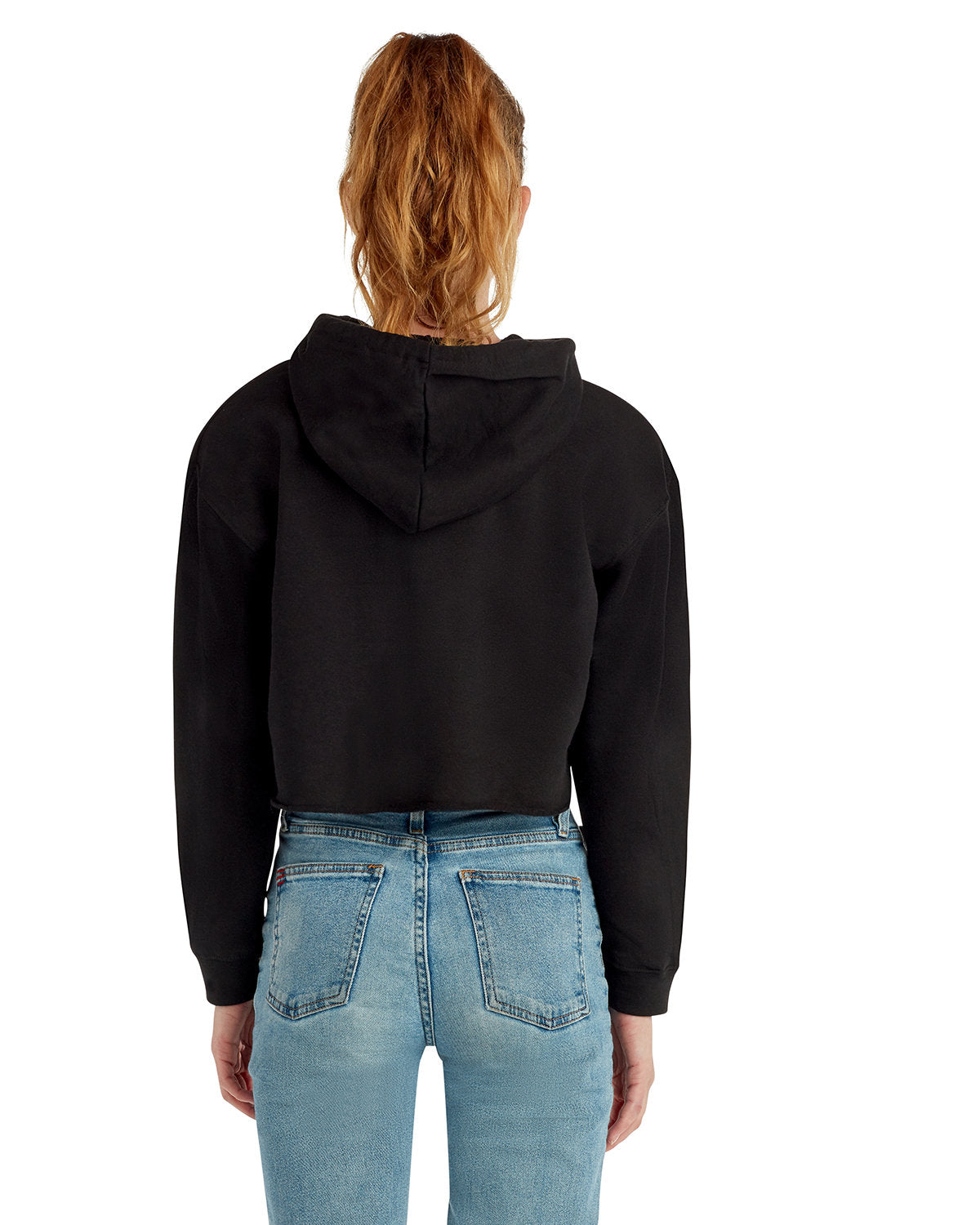 Lane Seven Ladies' Cropped Fleece Hoodie Lane Seven