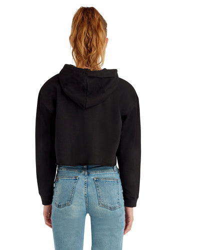 Lane Seven Ladies' Cropped Fleece Hoodie